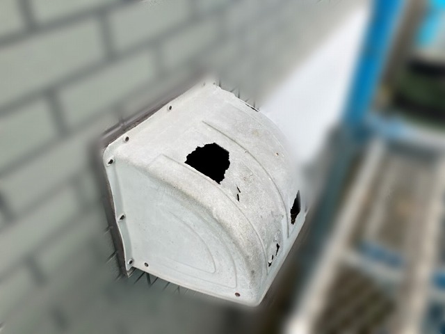 仙台市青葉区　換気フード交換工事前